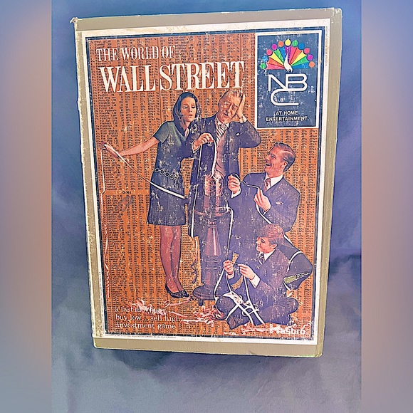 Antique 1969 Hasbro Board Game ~The World of Wall Street~NBC Game~Very Rare! 🎲 - Picture 3 of 8
